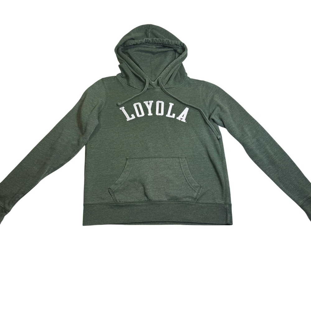 Redshirt Loyola Hoodie Women Small Green Collegiate Graphic Pullover